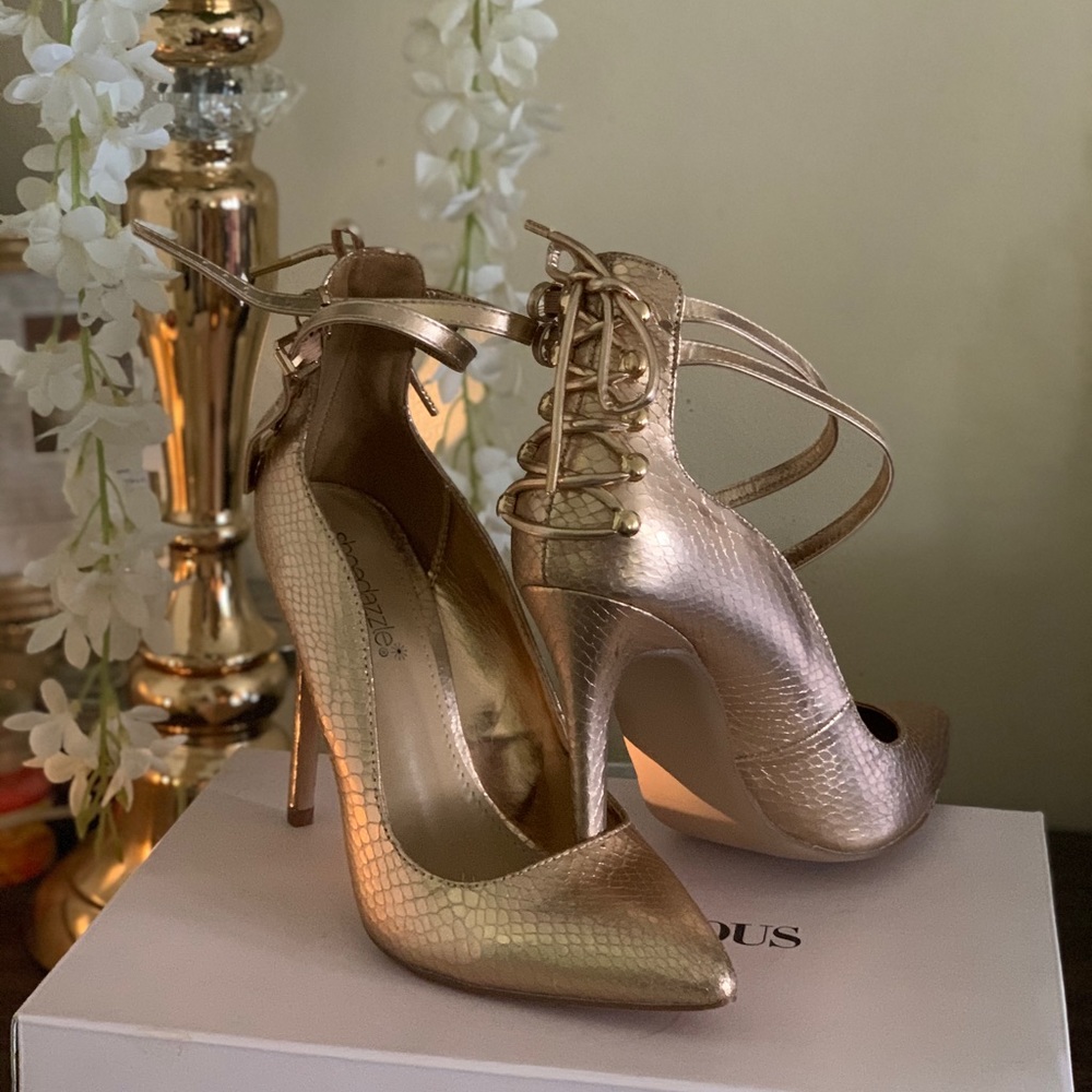 Rose Gold Pointed stilletos